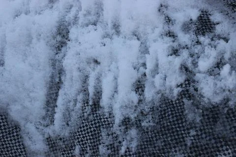 Covered in snow in winter Foto stock
