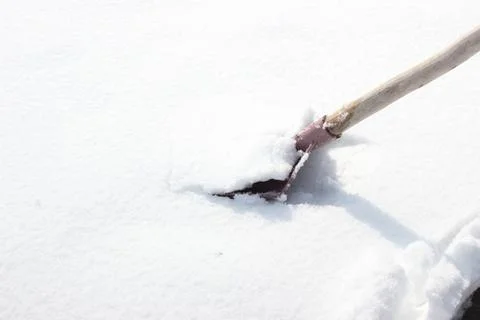 Covered in snow in winter Stock-Fotos