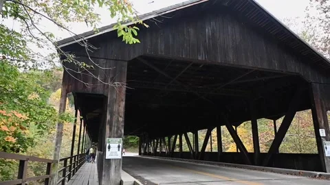 CoveredBridgeHD02 Stock Footage 168311052