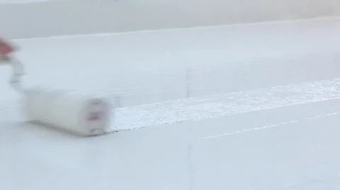 Covering the ground with rosin - work process - detail Stock Footage 65767721