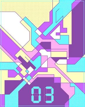 Covers design pattern, layouts or poster. Vector hi-tech background Illustrazione stock