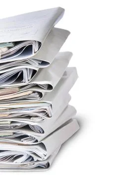 Covers Files Arranged In Chaotic Stack Covers Files Arranged In Chaotic St... Stock Photos