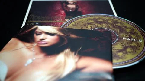 Covers of of the first cd of the american singer, actress, PARIS HILTON Stock Photos