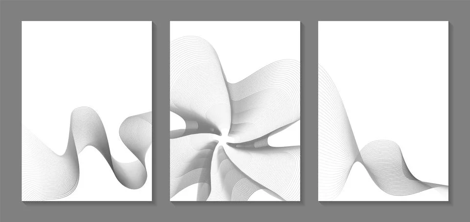 Covers set with minimal design. Stock Illustration