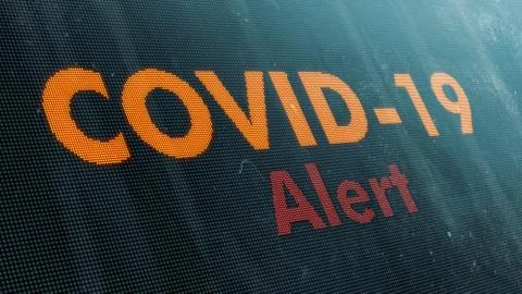 Covid-19 alert Stock-Illustration