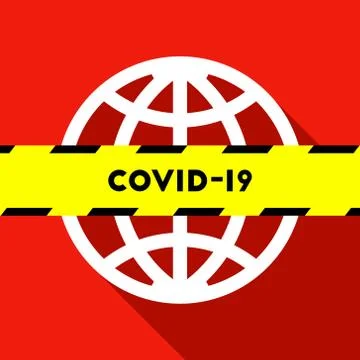 COVID-19 and global pandemic concept Stock Illustration