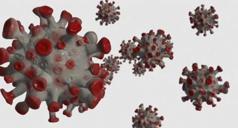 Covid-19 animated no.1 Stock Footage 153359292