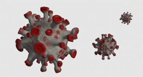 Covid-19 animated no.3 Stock Footage 153358809