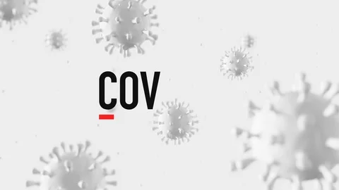 COVID-19 Animated Title Stock Footage 127067853