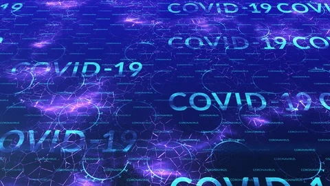 COVID-19 Animation 4K Stock Footage 129008599