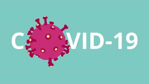 Covid-19 animation 4k Stock Footage 134315941
