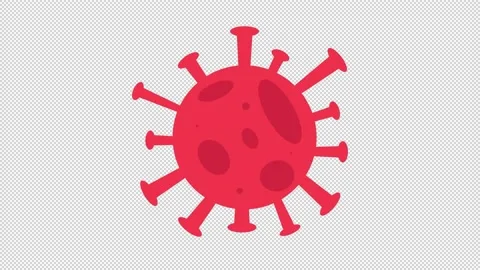 COVID-19 Cell Stock Footage 205047955