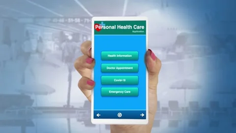 Covid-19 certification shown on smartphone. Stock Footage 150285178