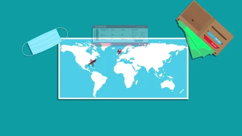 Covid-19 Compulsory Document For Travel Stock Footage 153738969