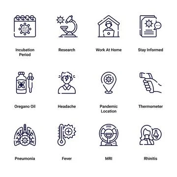 COVID-19 Coronavirus Illustrazione stock