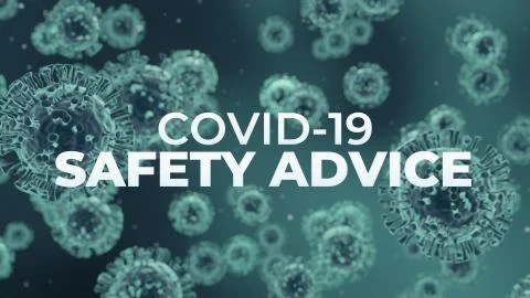 Covid-19 Coronavirus Safety Advice Stock Illustration
