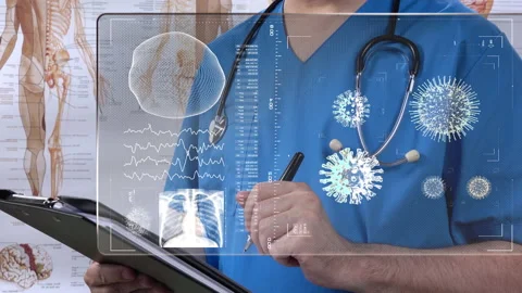 Covid 19 Data  Video stock 194836088