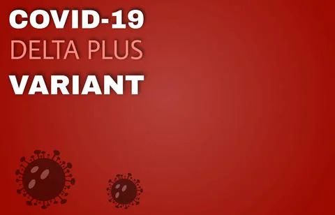 Covid-19 delta plus variant Stock Illustration