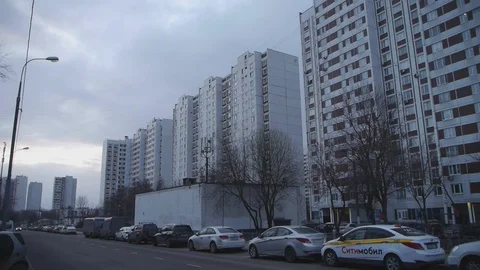 COVID 19 empty city Video stock 125514148