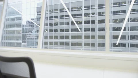 COVID-19 Empty office buildings - Workers employed from home Stock Footage 144700738