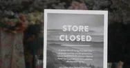 Covid-19 Forces Stores To Close In Washington, D.c. Stock Footage