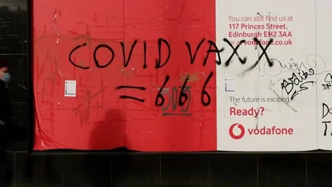 Covid 19 Graffiti Stock Footage 150356602