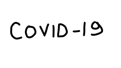 COVID 19 Hand Drawn Doodle Scribble Animation Sketch Video stock 139836643