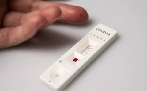 Covid-19 IgM IgG testing kit Stock Photos