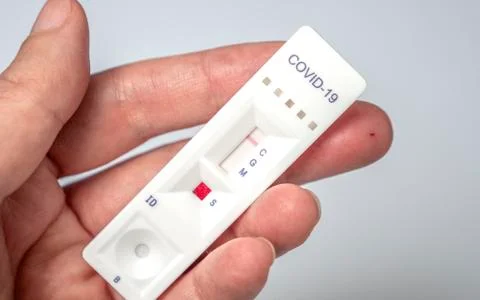 Covid-19 IgM IgG testing kit Stock Photos