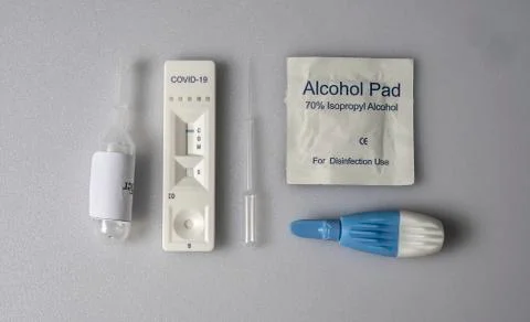 Covid-19 IgM IgG testing kit Stock Photos