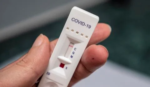 Covid-19 IgM IgG testing kit Stock Photos