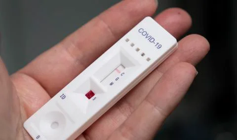 Covid-19 IgM IgG testing kit Stock Photos