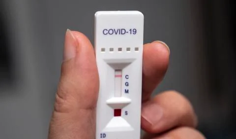 Covid-19 IgM IgG testing kit Stock Photos