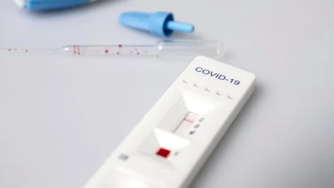 Covid-19 IgM IgG testing kit Stock Photos