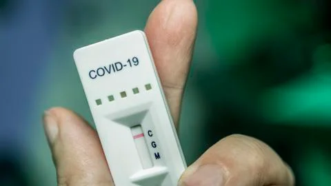 Covid-19 IgM IgG testing kit Stock Photos
