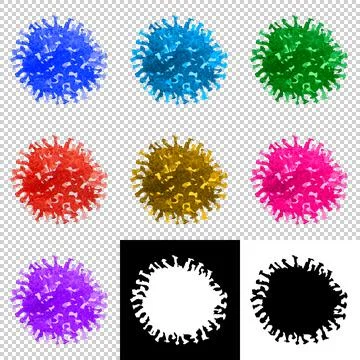 COVID-19 ISOLATED ILLUSTRATION VERSION 2 イラスト素材