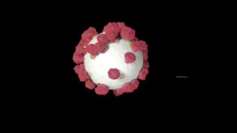 Covid-19 (labeled) Vídeo Stock 255311729