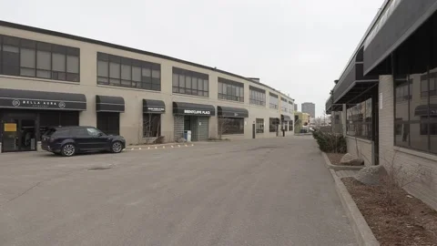 COVID 19 lockdown permanently closed  bicycle shop retail store in Toronto Stock Footage 151187688