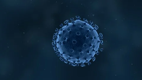 Covid-19 - microscopic 3d animation of the coronavirus 库存影片 126778992