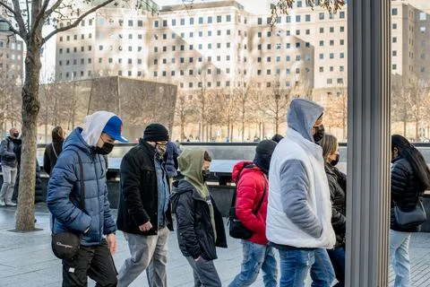 COVID-19 MOBILE TESTING UNITS IN NEW YORK CITY, USA Stock Photos
