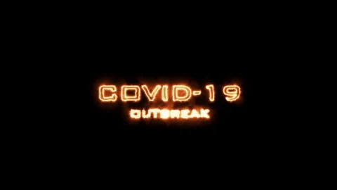 COVID-19 Outbreak burn Stock Footage 126203602