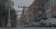 Covid 19 Outbreak San Francisco Chinatown Grant Ave On Lockdown Stock Footage
