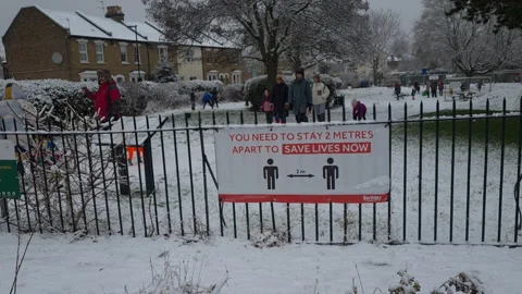 Covid-19 outdoor exercise. Stock Footage 147203471