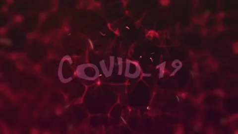 COVID-19 Red Vídeo Stock 128439316