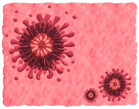 Covid-19-red Stock Illustration