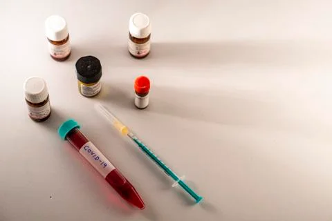 Covid -19 sample Stock Photos