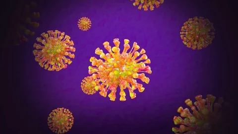 COVID-19, SARS-CoV-2 Virus, 2019-nCoV coronavirus Stock Footage 126359012