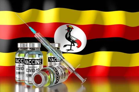 Covid-19, SARS-CoV-2, coronavirus vaccination programme in Uganda Ilustración de archivo