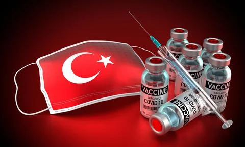 Covid-19, SARS-CoV-2, coronavirus vaccination programme in Turkey Ilustración de archivo