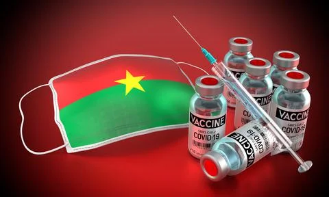 Covid-19, SARS-CoV-2, coronavirus vaccination programme in Burkina Faso Иллюстрация